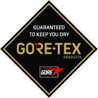 Guaranteed to keep you dry label