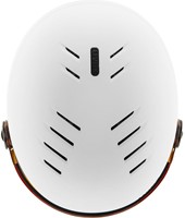 Uvex Rocket Jr. Visor - White/Black Mat