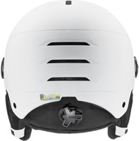 Uvex Rocket Jr. Visor - White/Black Mat