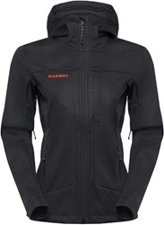 Mammut Ultimate VIII SO Hooded Jacket 25 Years - Zwart - Softshelljas Dames