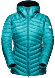 Mammut Broad Peak IN Hooded Jacket - Deep Teal/Black - Donsjas Dames