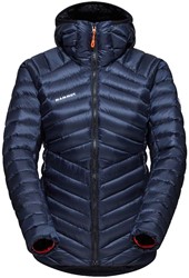 Mammut Broad Peak IN Hooded Jacket - Marine/Black - Donsjas Dames
