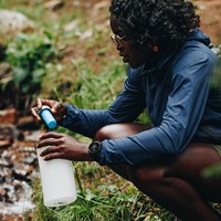 Hydrapak Flux+ 1.5L -  Clear/HP Blue