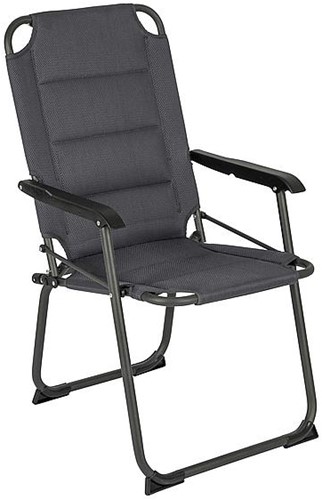 Bo-Camp - Chair - Copa Rio - Comfort XXL Air - Padded - Grey