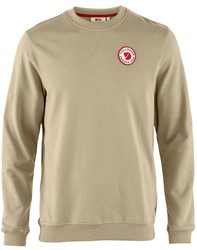 Fjällräven 1960 Logo Badge Sweater - Fossil - Men's Sweater