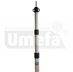 Campking infinitely adjustable tent pole