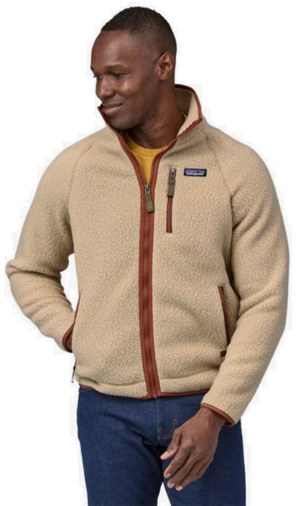 Patagonia M s Retro Pile Jacket El Cap Khaki w Sisu Brown M
