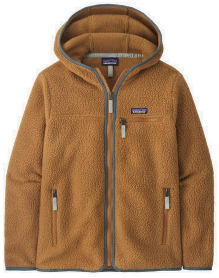 Patagonia W's Retro Pile Hoody - Nest Brown w/Nouveau Green - M uw  specialist in outdoor, wintersport, hockey en meer.