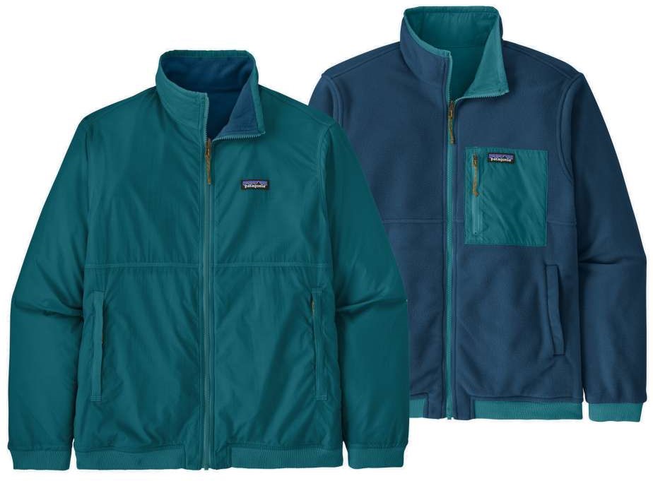 Patagonia M s Reversible Shelled Microdini Jacket Belay Blue M