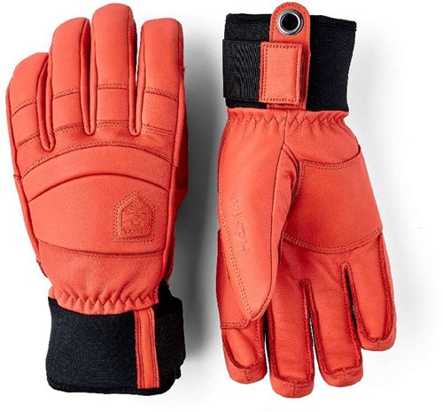 Hestra Fall Line - 5 Finger - Flame Red/Flame Red - 6