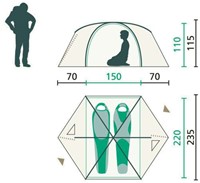 Jack Wolfskin Eclipse II - Dome Tent