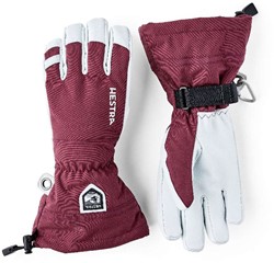Hestra Army Leather Heli Ski - 5 Finger - Bordeaux - Gloves