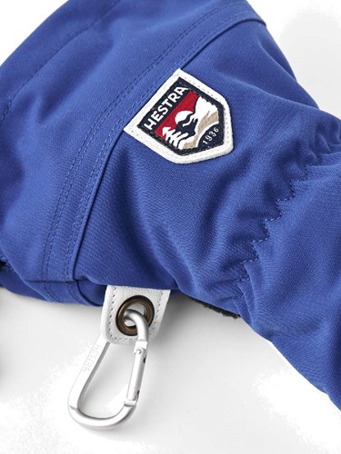 Hestra Army Leather Heli Ski - 3 Finger - Royal Blue
