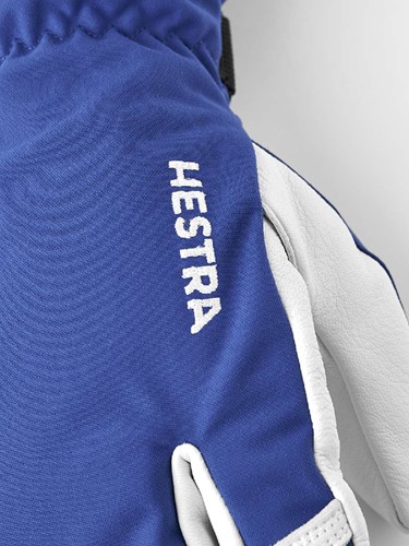 Hestra Army Leather Heli Ski - 3 Finger - Royal Blue