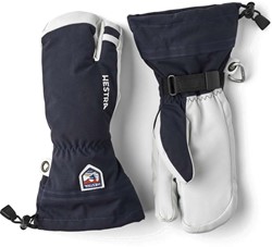 Hestra Army Leather Heli Ski - 3 Finger - Navy - Handschoenen