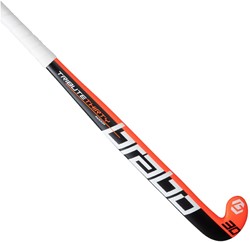 Brabo IT-Tribute 30 Classic Curve - Zwart/Oranje - Senior Hockeystick