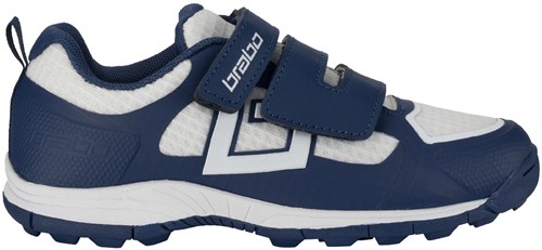 Brabo Shoe Force - White/Navy - Junior Hockeyschoenen