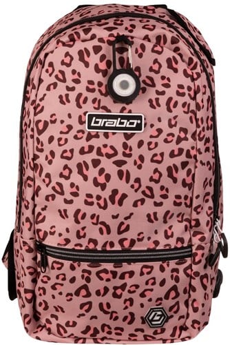 Brabo Backpack Fun - Cheetah/Soft Pink