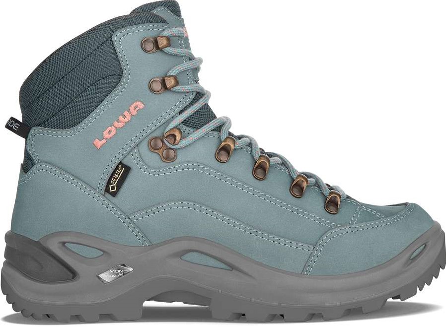 Lowa Renegade GTX Mid dames ijsblauw/zalm 41 1/2 (UK 7.5) uw specialist in outdoor, wintersport, hockey en