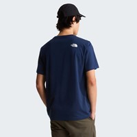 The North Face M's Evolution Half Dome Regular Short Sleeve - Summit Navy/TNF White
