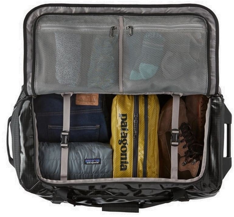 Patagonia Black Hole Wheeled Duffel 70L Black uw specialist in