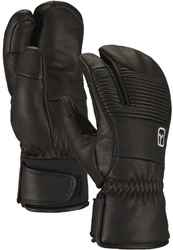 Ortovox Full Leather 3 Finger Glove - Black Raven - Gloves
