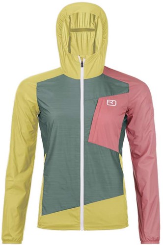 Ortovox Windbreaker Jacket W Arctic Grey XS uw specialist in outdoor wintersport hockey en meer