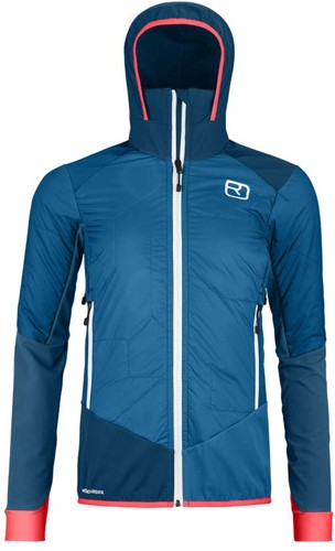 Ortovox Swisswool Col Becchei Hybrid Jacket W - Mountain Blue - S