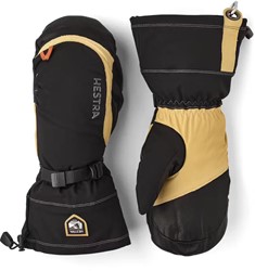 Hestra Army Leather Expedition - Mitt - Zwart/Lichtbruin - Handschoenen