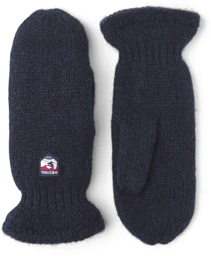 Hestra Basic Wool Mitt - Navy - 6
