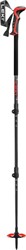 Leki Haute Route 3 - Dark Anthracite/Dark Red/Black - Ski Touring Stokken