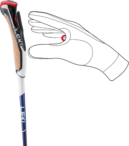 Leki Smart Pacer Lite - Midnight Blue/Dark Metallic/Dark Blue