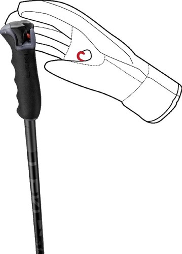 Leki Detect S - Dark Anthracite/Black