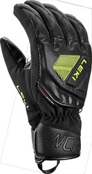 Leki WCR C-Tech 3D Junior - Black/Ice Lemon - Handschoenen