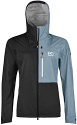 Ortovox 3L Ortler Jacket - Black Raven - Dames Hardshelljas