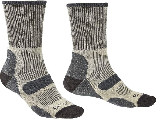 Bridgedale Lightweight Coolmax Comfort Boot - Charcoal - Wandelsokken Heren