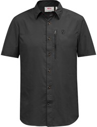 Fjällräven Abisko Hike Shirt Short Sleeve - Dark Grey - Men's Shirt