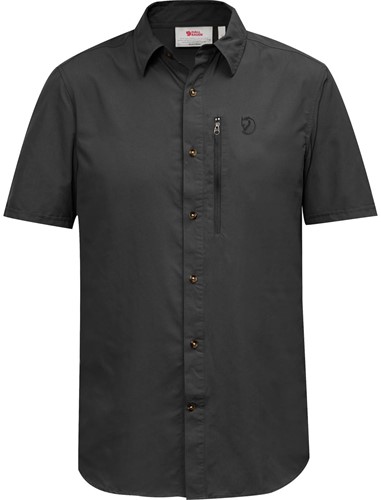 Fjällräven Abisko Hike Shirt Short Sleeve M - Dark Grey - L