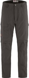 Fjällräven Travellers MT Zip-Off Trousers - Dark Grey - Men's Pants