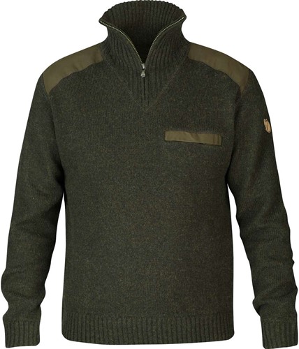 Fjallraven Koster Sweater - Dark Olive - Herentrui