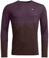 Ortovox 185 Rock'N'Wool Long Sleeve M - Dark Wild Berry - S