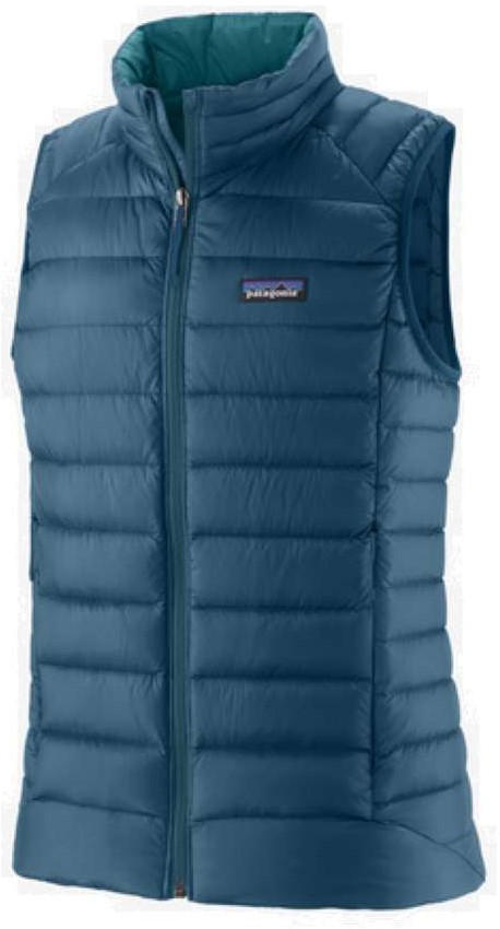 Patagonia down sweater vest blue