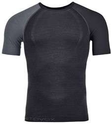Ortovox 120 Comp Light Short Sleeve - Black Raven - Thermoshirt Heren