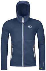 Ortovox Fleece Hoody - Deep Ocean - Fleecevest Heren