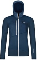 Ortovox Fleece Grid Hoody W - Deep Ocean - S