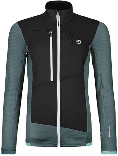 Ortovox Fleece Grid Jacket W - Dark Arctic Grey - S