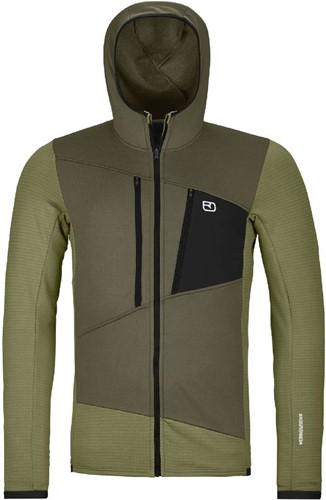 Ortovox Fleece Grid Hoody M - Wild Herbs - S