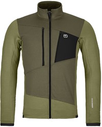 Ortovox Fleece Grid Jacket - Wild Herbs - Fleecevest Heren