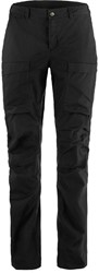 Fjällräven Abisko Hybrid Trail Trousers - Regular - Zwart - Damesbroek