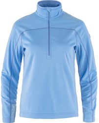 Fjällräven Abisko Lite Fleece Half Zip - Ultramarine - Women's Fleece Sweater